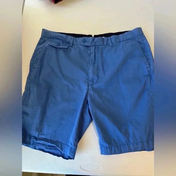 Bundle cremieux flat front shorts 8” 38 100% cotton red blue navy - Picture 5 of 9